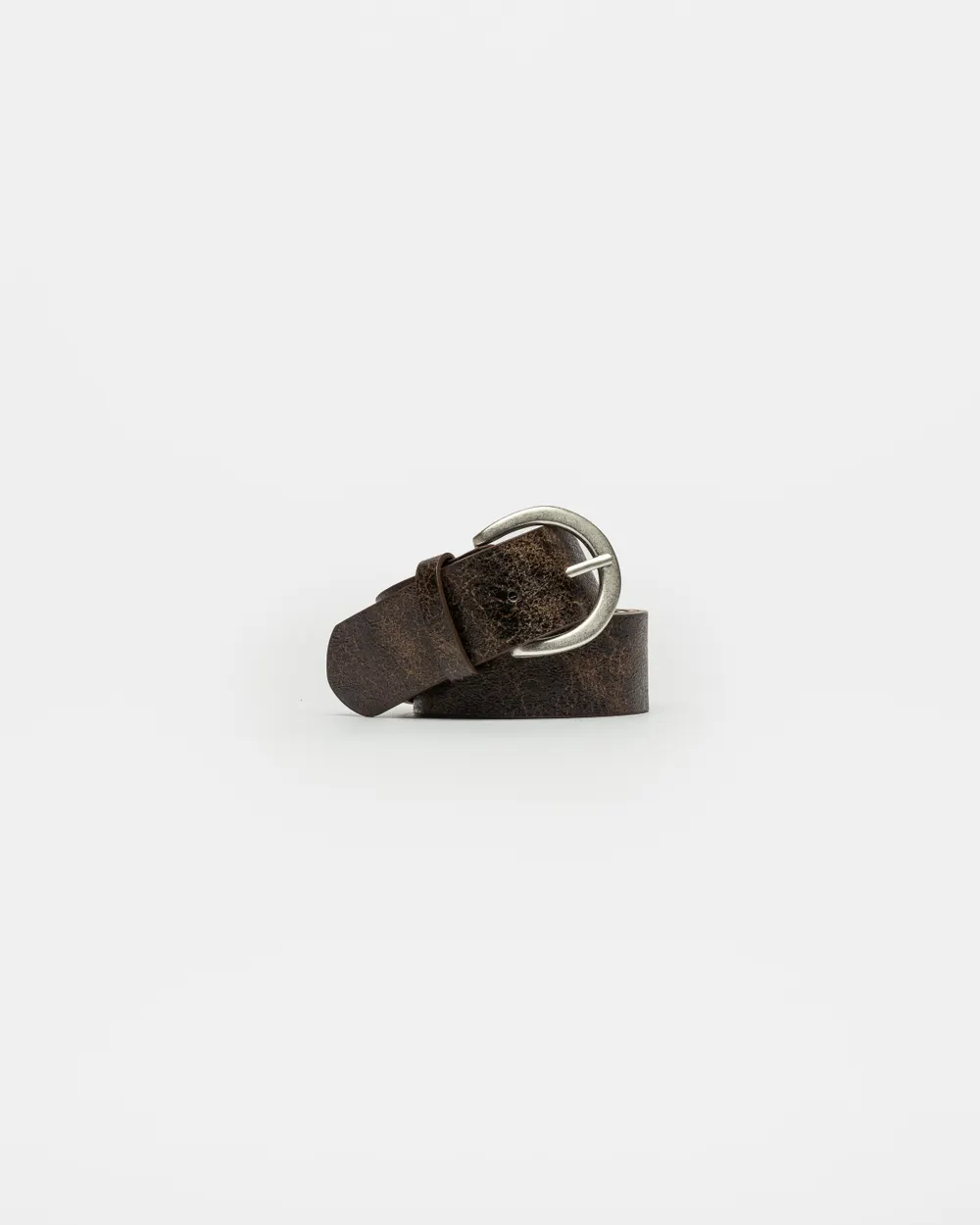 Cinturon Stone Washed en efecto cuero
