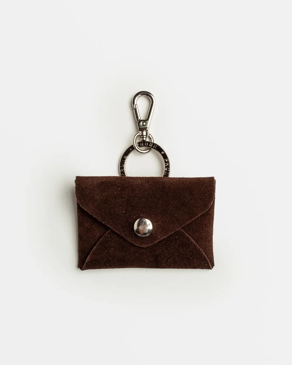 Llavero Charm Mila en cuero gamuza