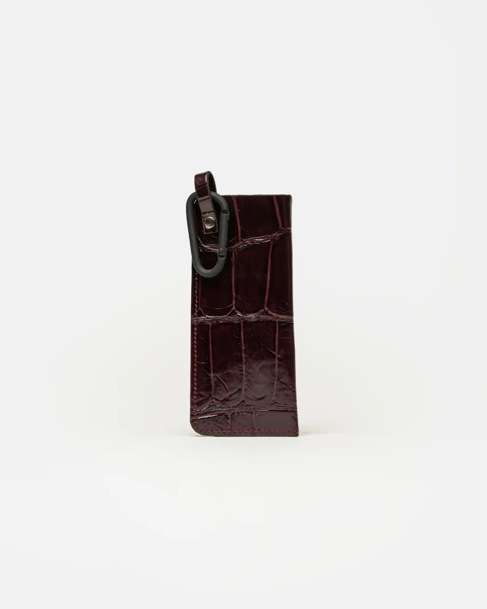 Estuche Ruby en cuero grabado croco
