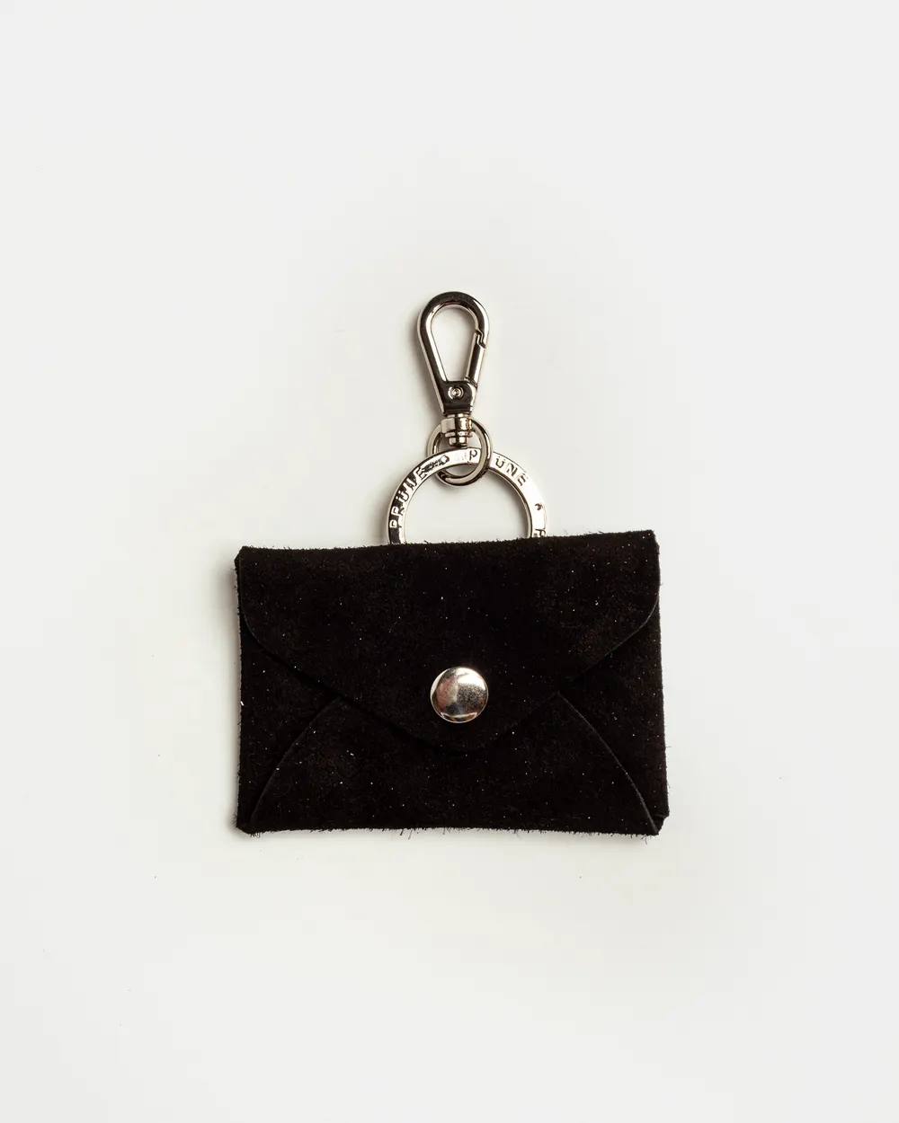 Llavero Charm Mila en cuero gamuza
